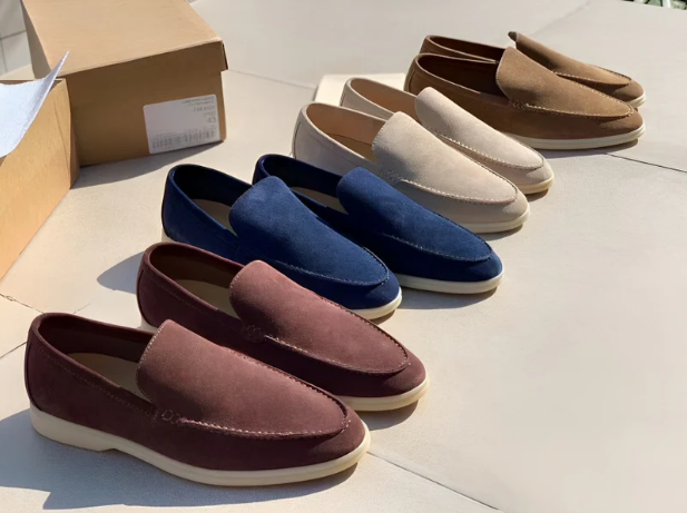 Bxxy s Luxury Vegan Suede Slip on Loafers for Men