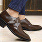 Bxxy's Height Increasing Elevator Formal Monk Slip-ons Shoes for Men