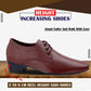 Men's Office Wear Height Increasing Derby Formal Shoes