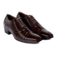 Men's Height Increasing Faux Leather Oxford Semi Brogue Formal Lace-Up Shoes