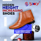 Bxxy Men's 3.5 Inch Hidden Height Increasing Zipper Boots