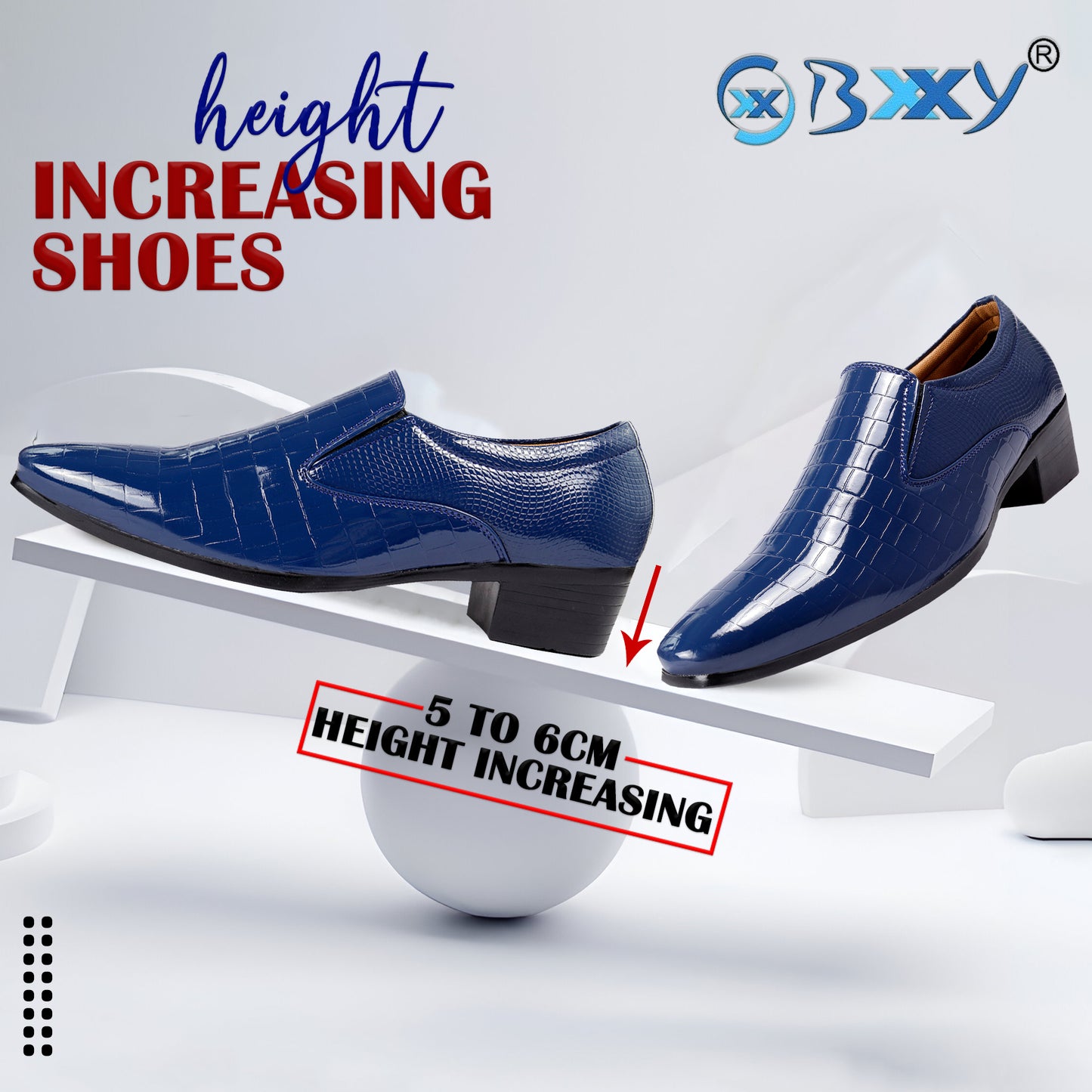 BXXY Height Increasing Party Wear Casual, Loafer and Moccasins For Men