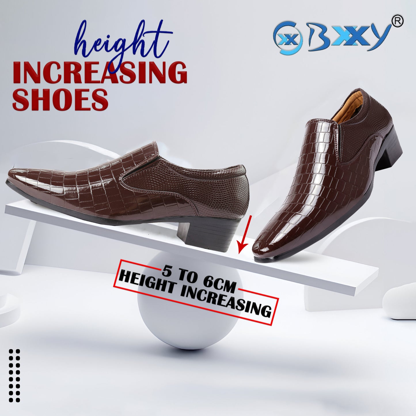 BXXY Height Increasing Party Wear Casual, Loafer and Moccasins For Men