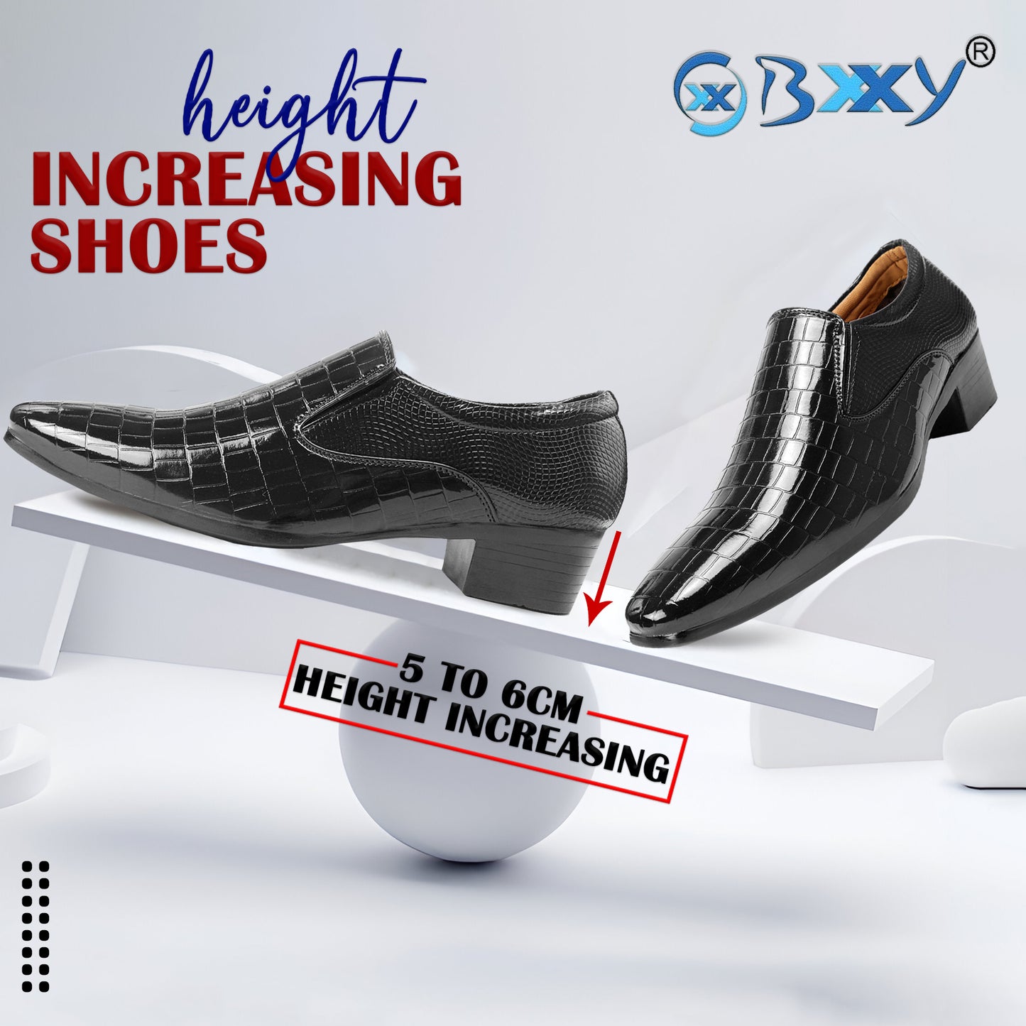 BXXY Height Increasing Party Wear Casual, Loafer and Moccasins For Men