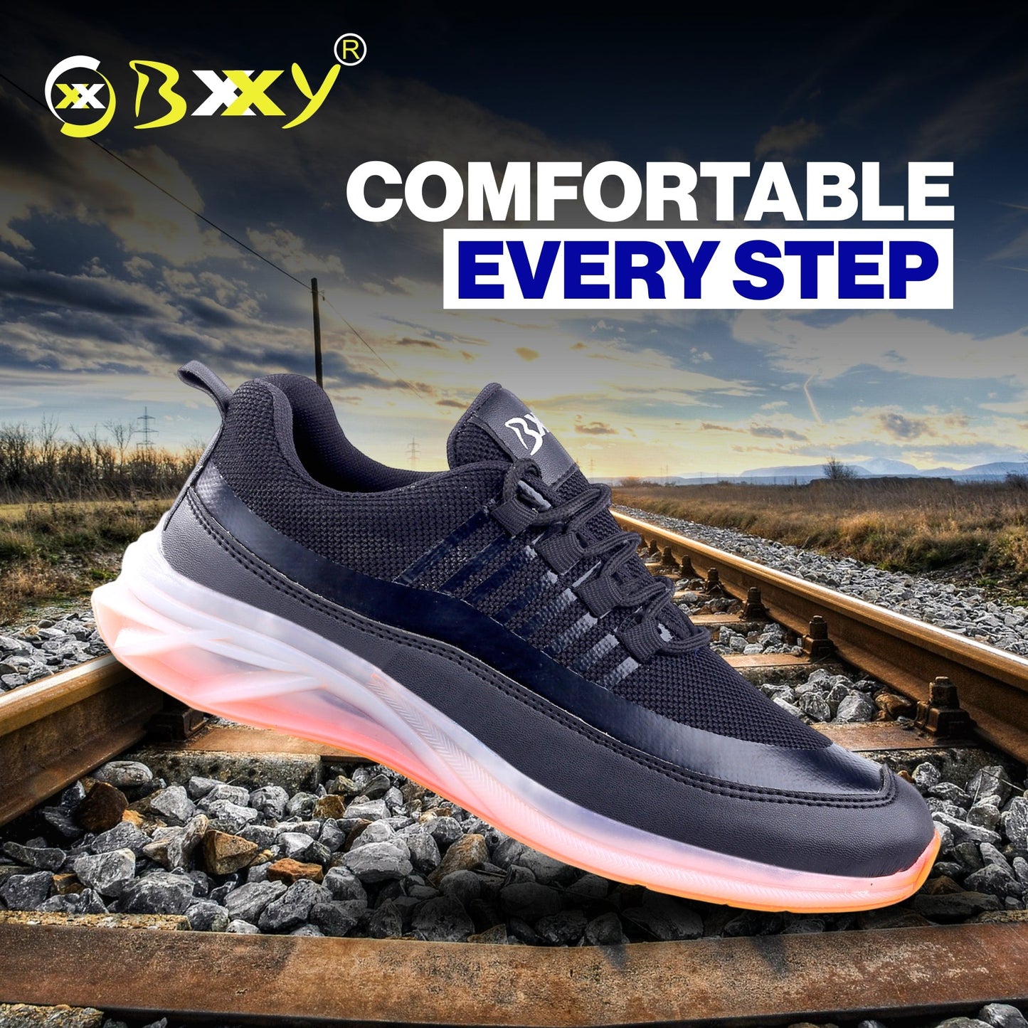 Bxxy's Men's Casual Running Sports Shoes