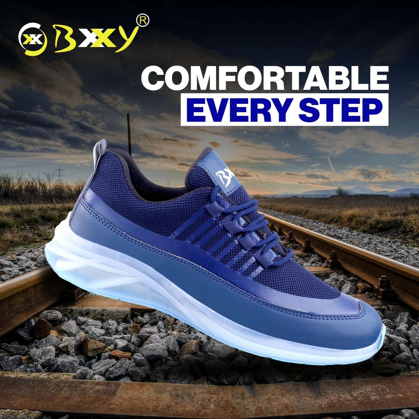 Bxxy's High-end Fashion Trendiest Casual Lace-up Shoes for Men