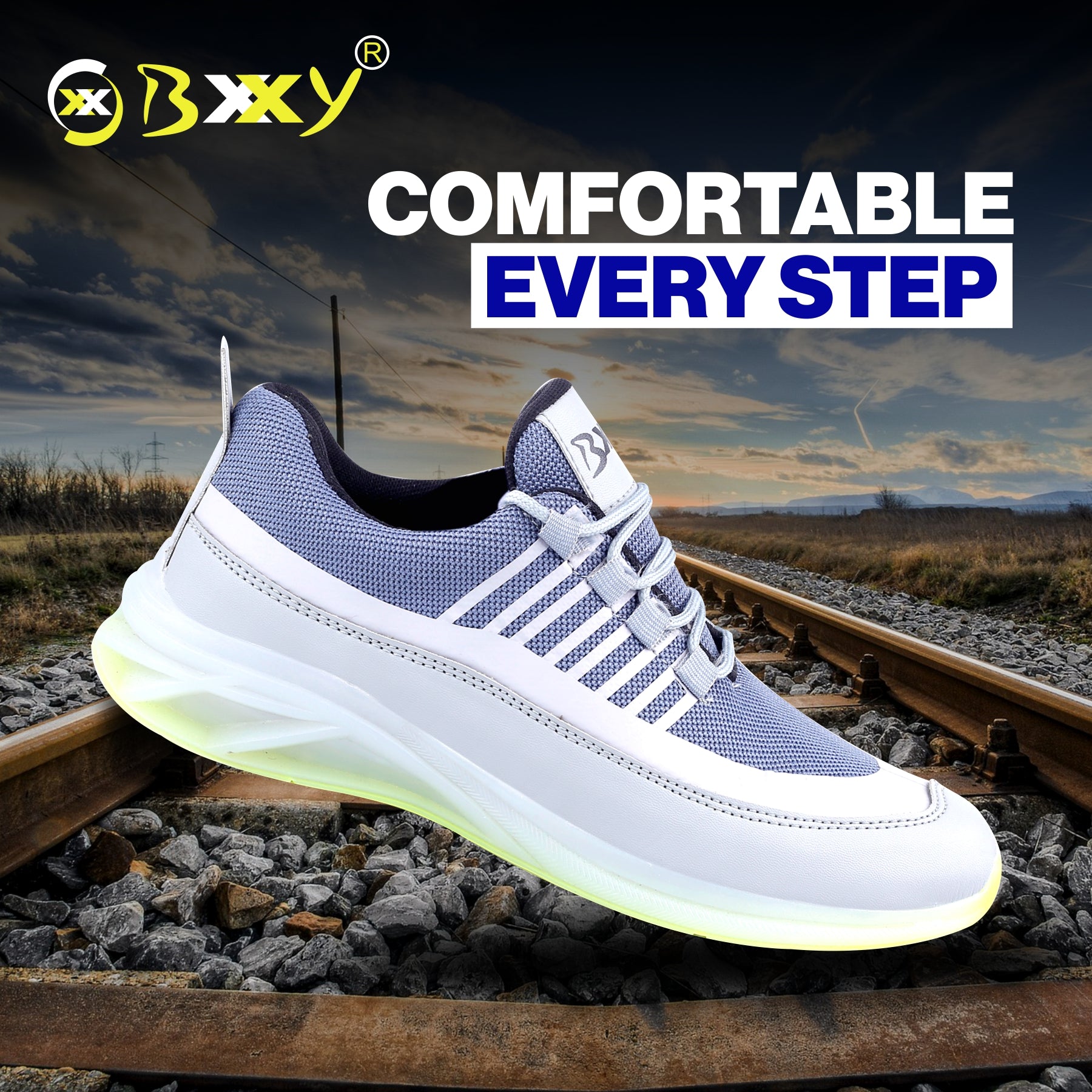 Bxxy's High-end Fashion Trendiest Casual Lace-up Shoes for Men