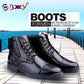 Bxxy's Faux Leather Lace-up Boots for Men