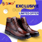 Bxxy's Vegan Leather Ankle Boots for Men