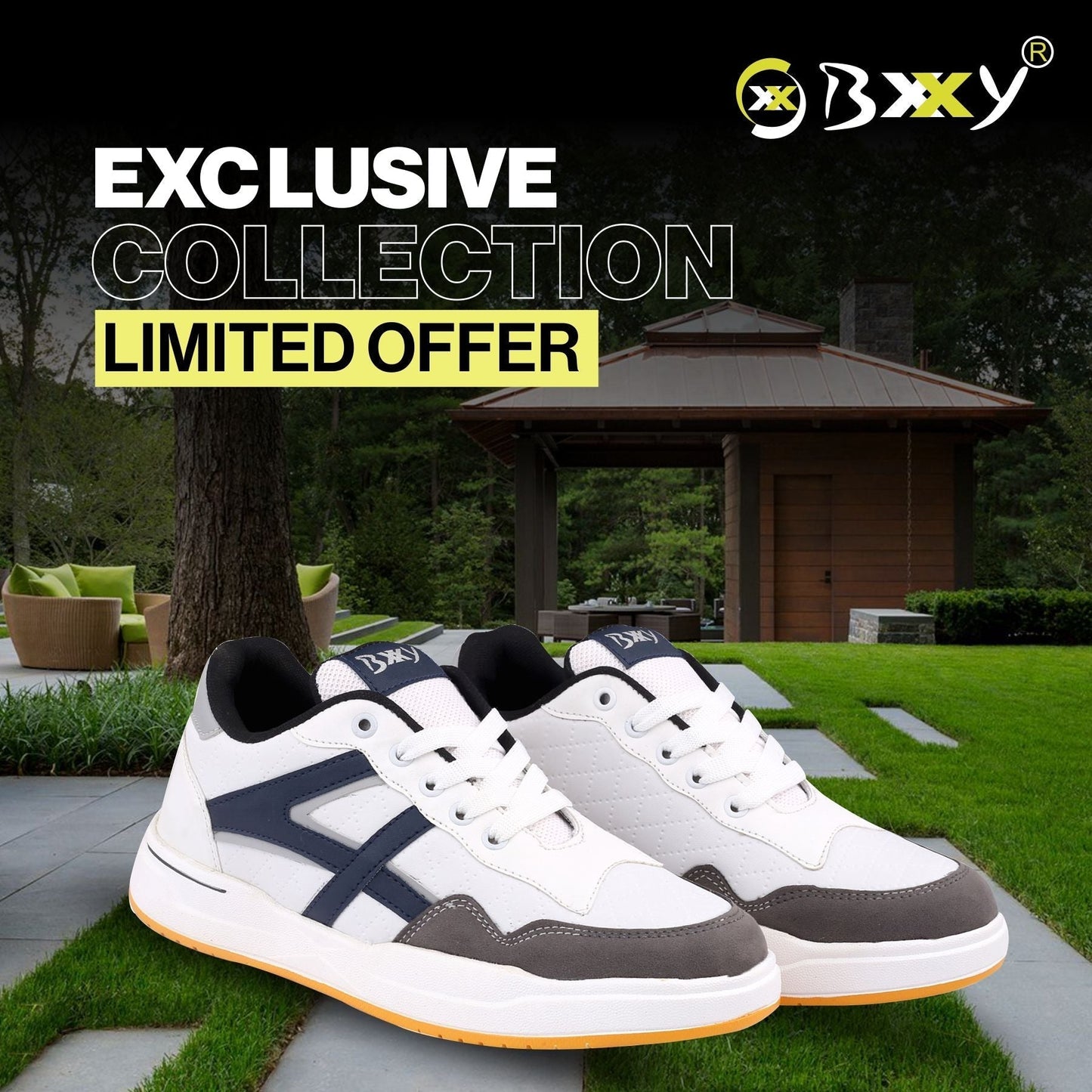 Bxxy's Faux Leather Trendiest Sports Casual Shoes for Men