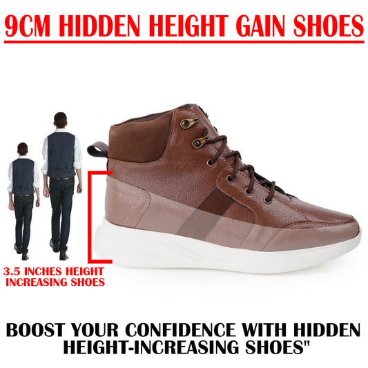 Men's 3.5 (9CM) Inches Hidden Height Increasing Shoes