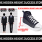 Men's 3.74 (9.5CM) Inches Hidden Height Increasing Shoes