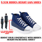 Men's 3.74 (9.5CM) Inches Hidden Height Increasing Shoes