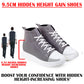 Men's 3.74 (9.5CM) Inches Hidden Height Increasing Shoes