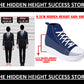 Men's 3.74 (9.5CM) Inches Hidden Height Increasing Shoes