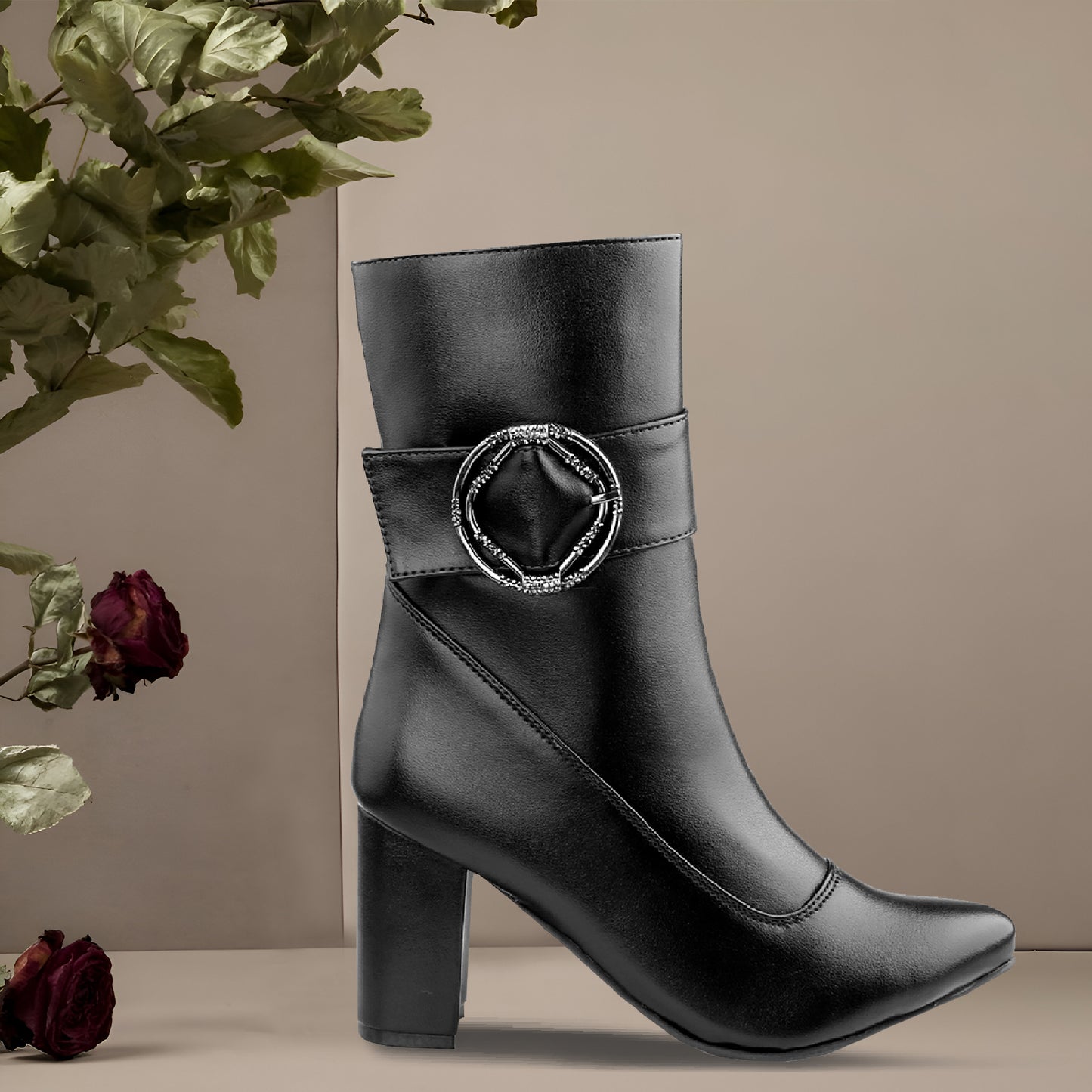 Women's Classy ankle buckle Boots