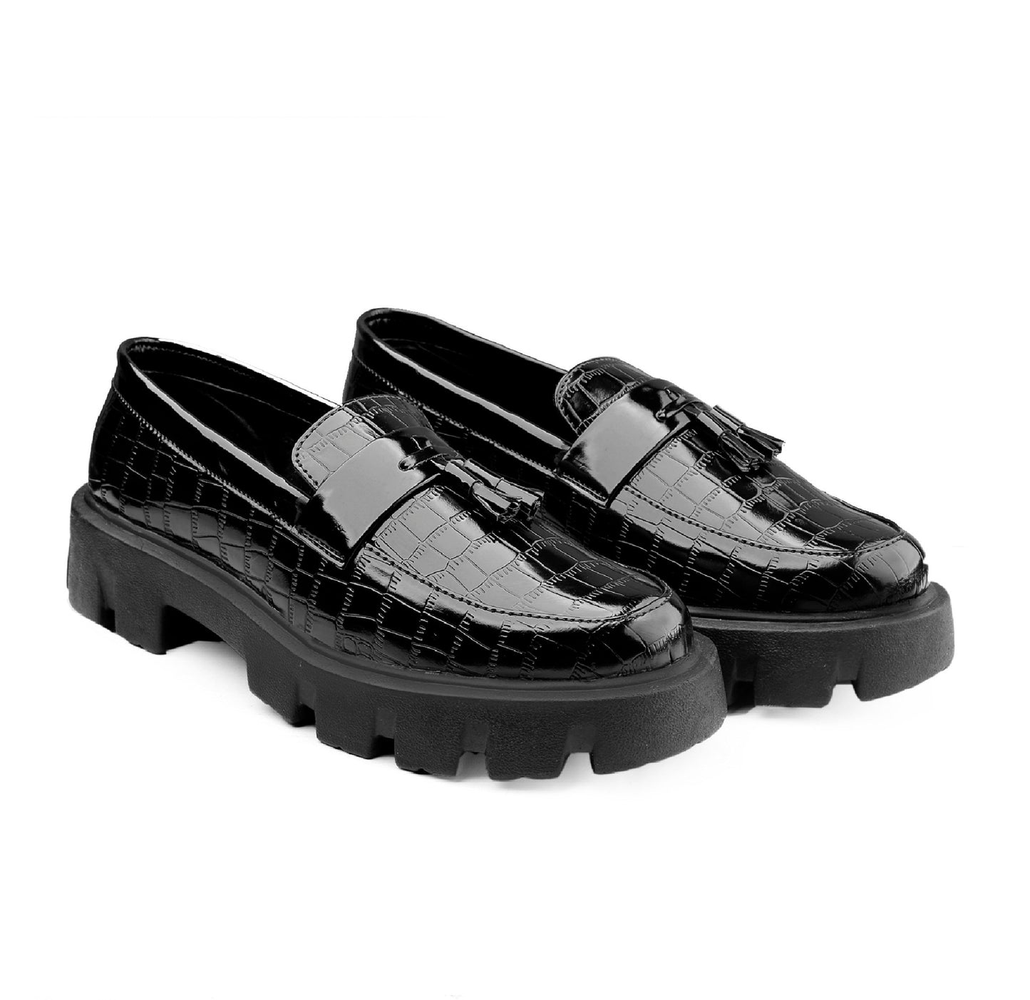 Bxxy's Faux Leather Slip-on Loafers