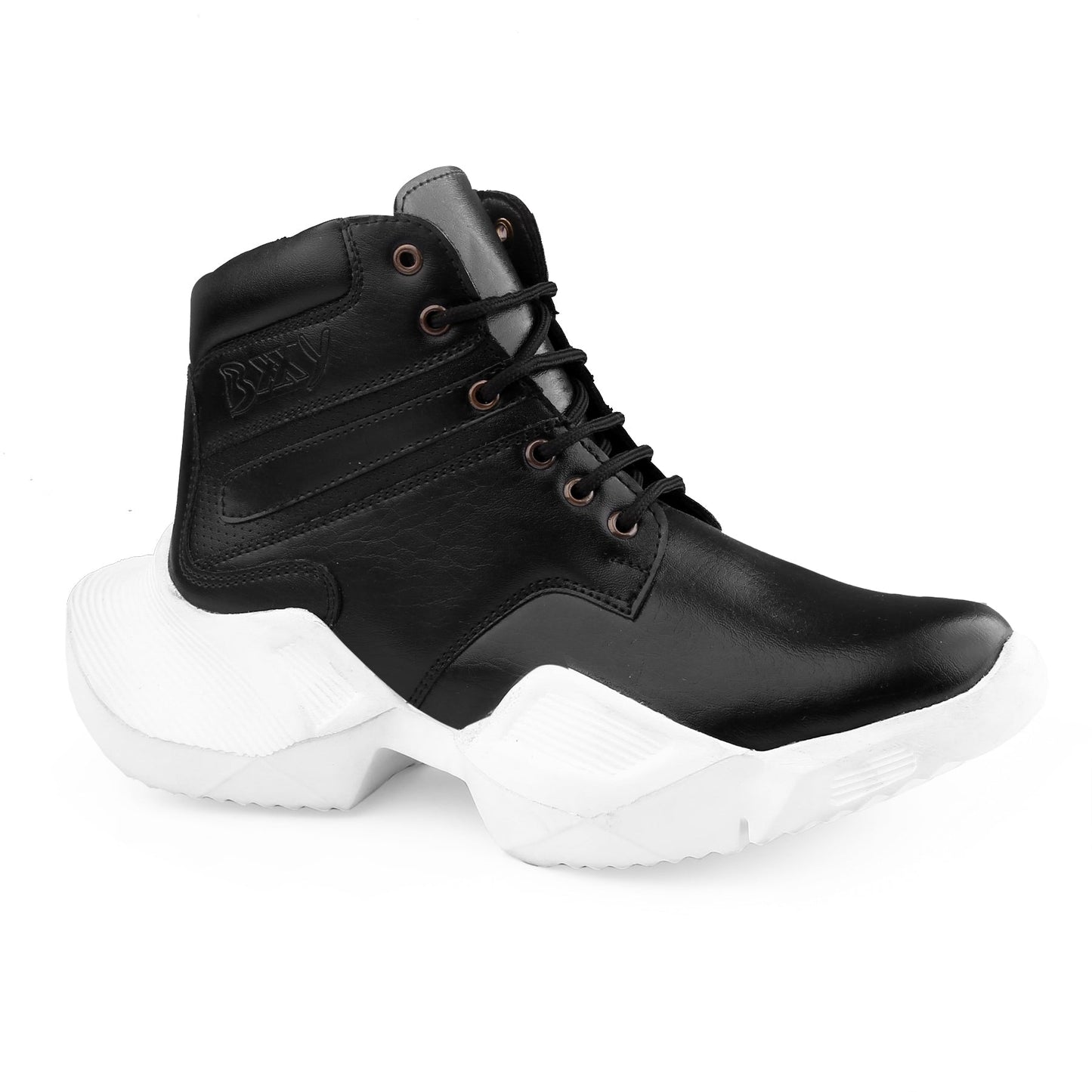 Bxxy's 4 Inch Hidden Height Increasing Ankle Lace-up Sporty Shoes for Men