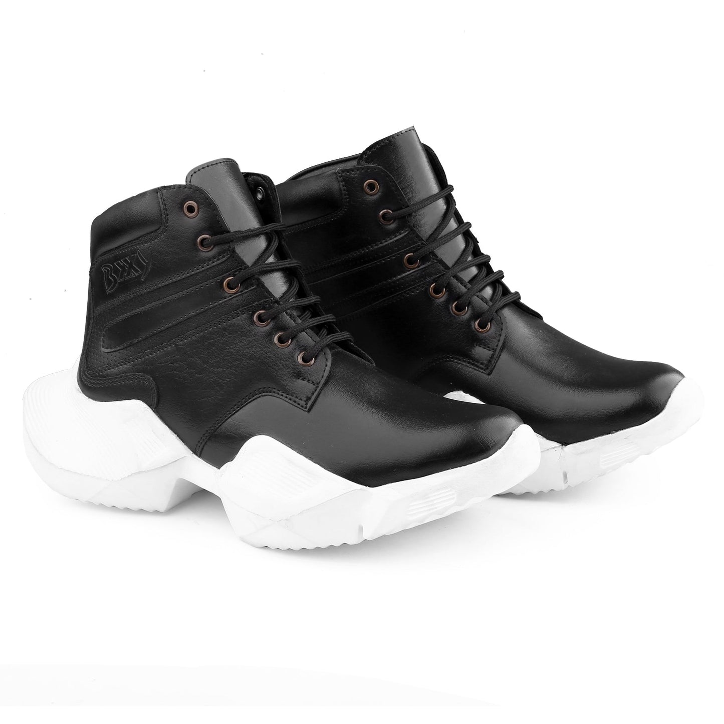 Bxxy's 4 Inch Hidden Height Increasing Ankle Lace-up Sporty Shoes for Men