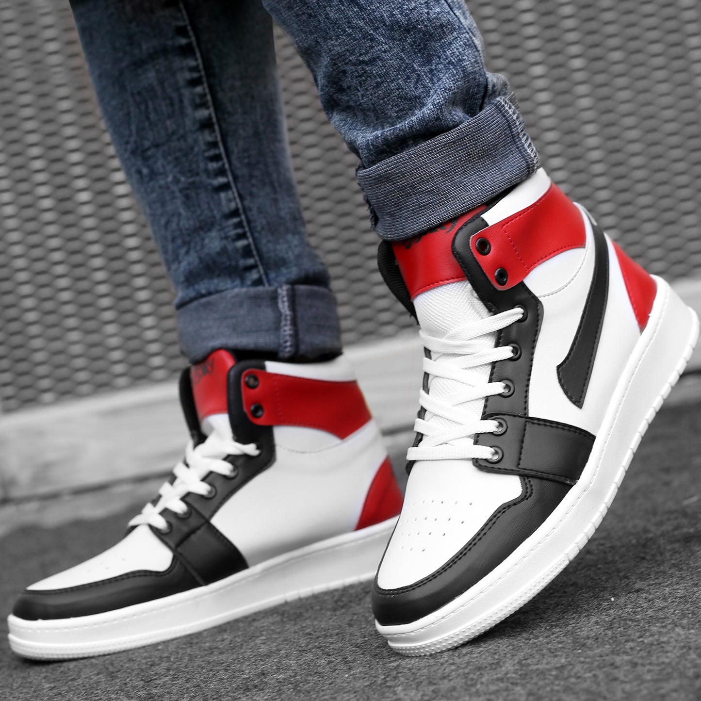 Bxxy's Comfortable Ankle Lace-up Casual Shoes for Men