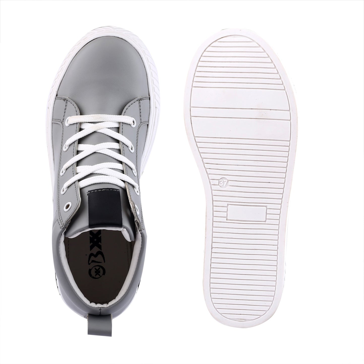 Women's Premium Vegan Leather Casual Lace-up Shoes