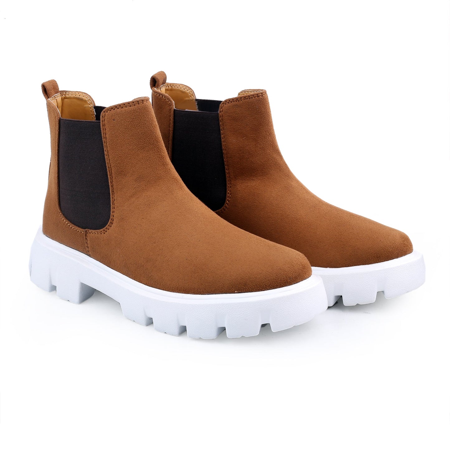 Men's Suede Chelsea Slip-on Boots