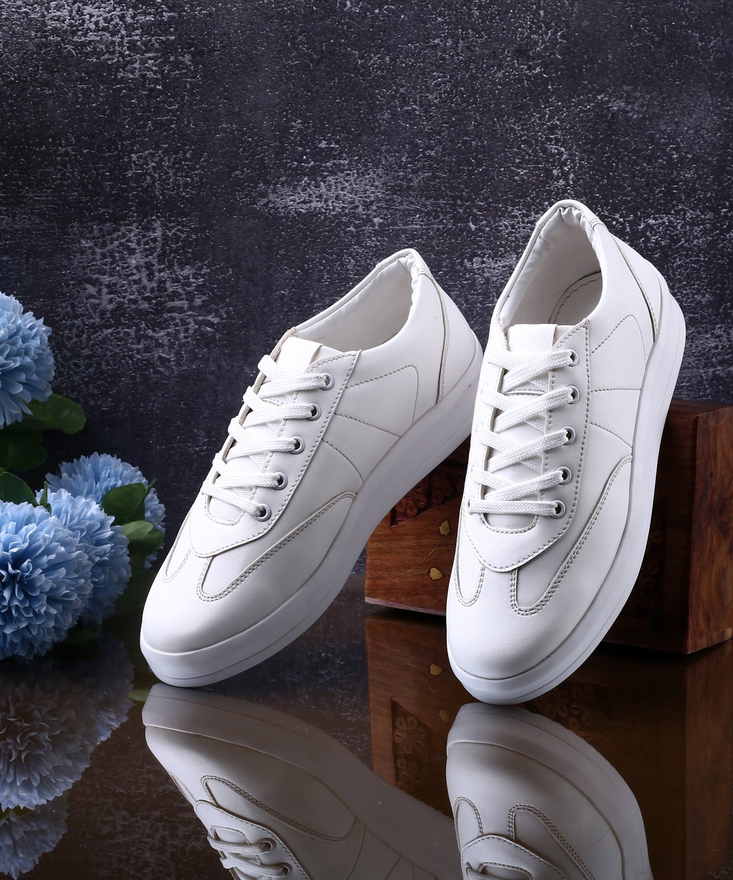 Women's Ultra Comfortable and Premium Vegan casual Lace-up Sneakers Shoes