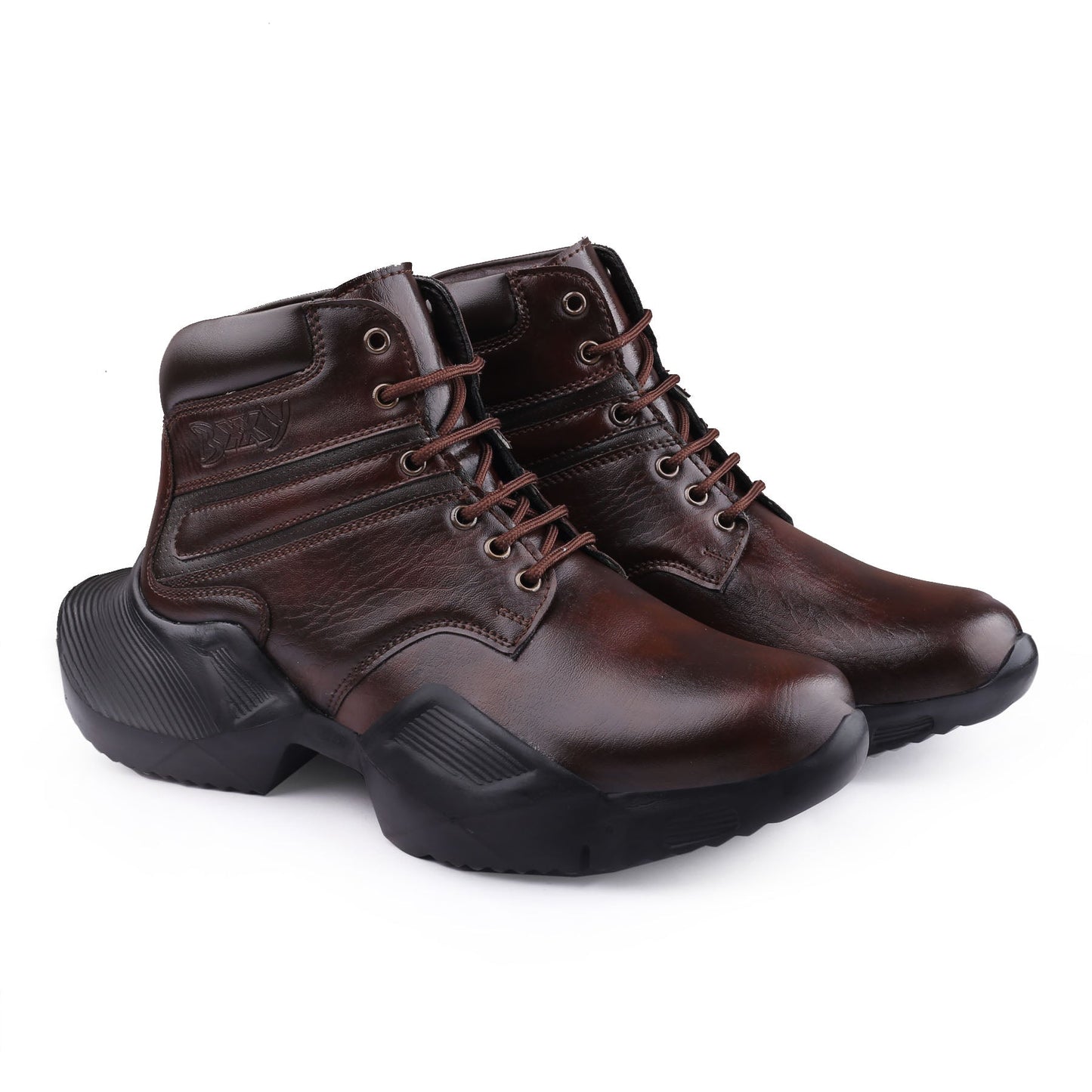 Bxxy's 4 Inch Hidden Height Increasing Ankle Lace-up Sporty Shoes for Men