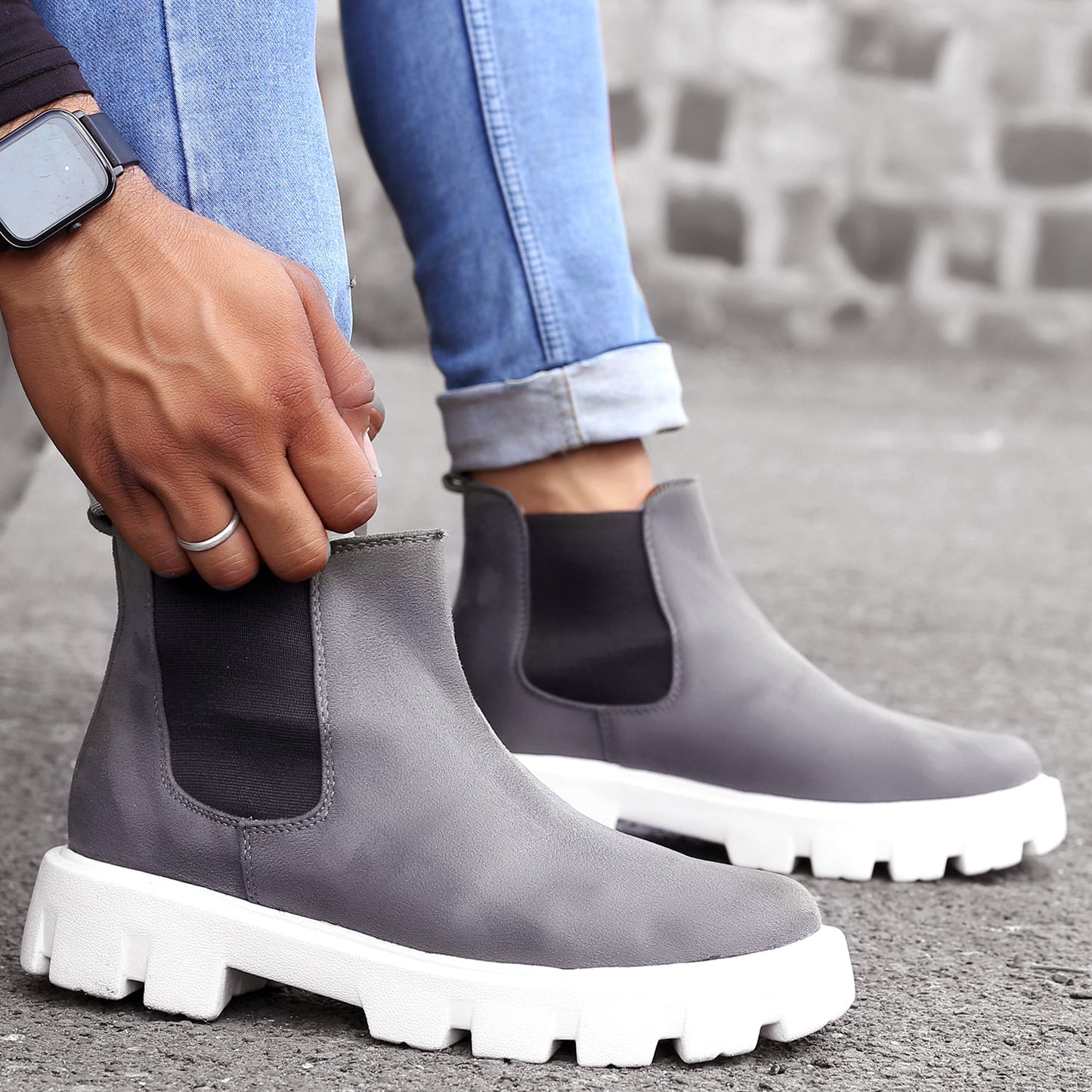 Men's Trendiest Chelsea Suede Boots