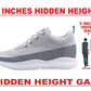 Men's New Stylish Hidden Height Increasing Stylish Casual Sports Lace-Up Shoes