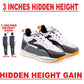 Bxxy's 3 Inch Hidden Height Increasing Breathable Lace-up Sports Shoes