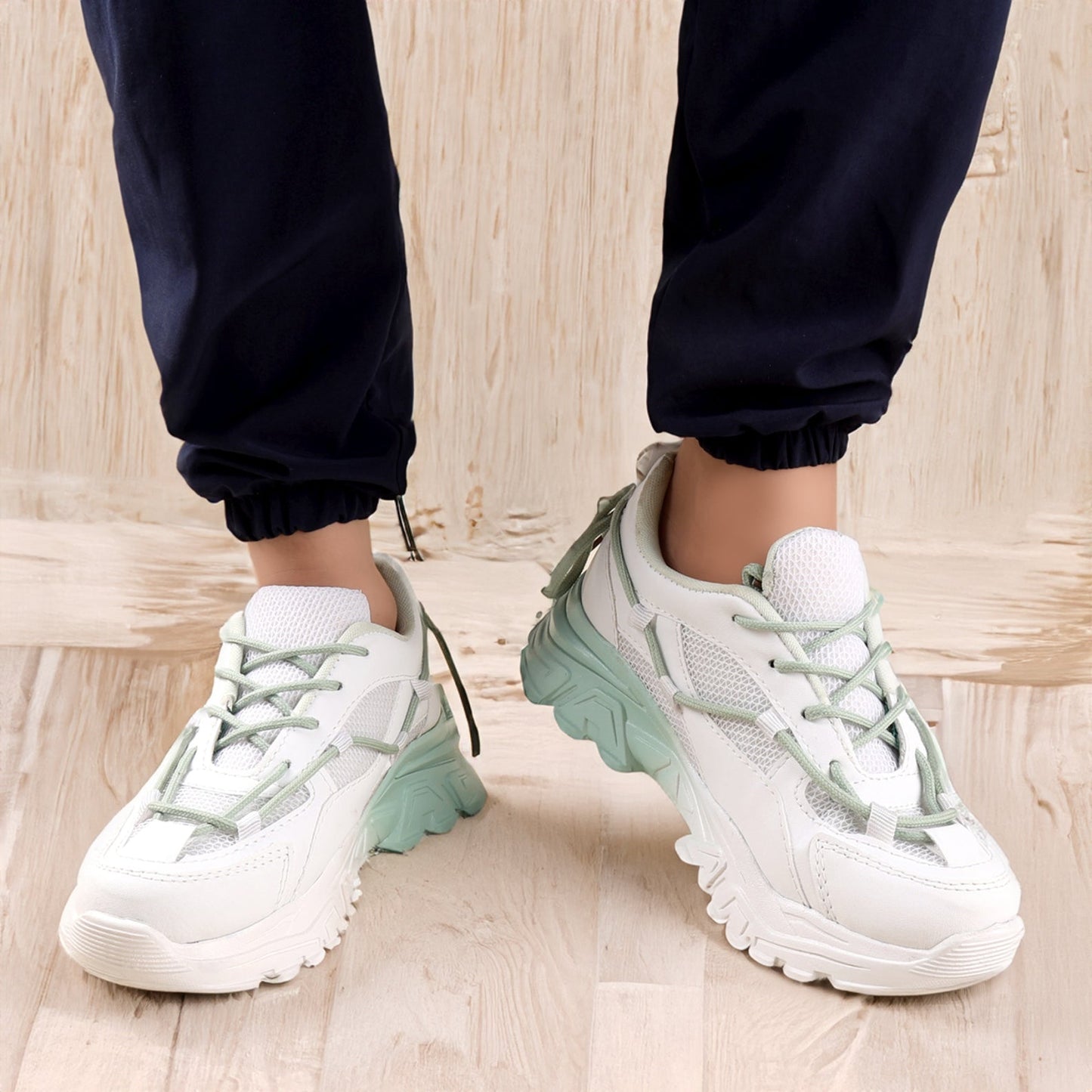 Women Stylish and Comfortable Lace-UP Casual Sneaker Shoes