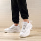 BXXY Synthetic Leather Lace Up Casual Sneaker Shoes for Women and Girls