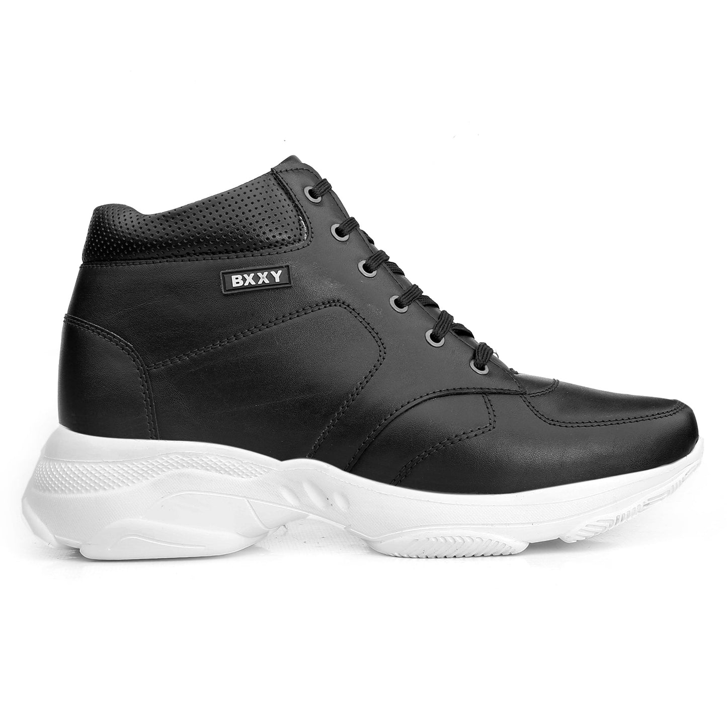 Bxxy's 3 Inch Hidden Height Increasing Casual Lace-up Boots for Men