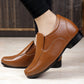 Bxxy's 3 Inch Hidden Height Increasing Elevator Slip-ons Faux Leather Formal Shoes