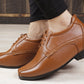 Bxxy's Faux Leather Partywear Lace-up Formal Shoes for Men