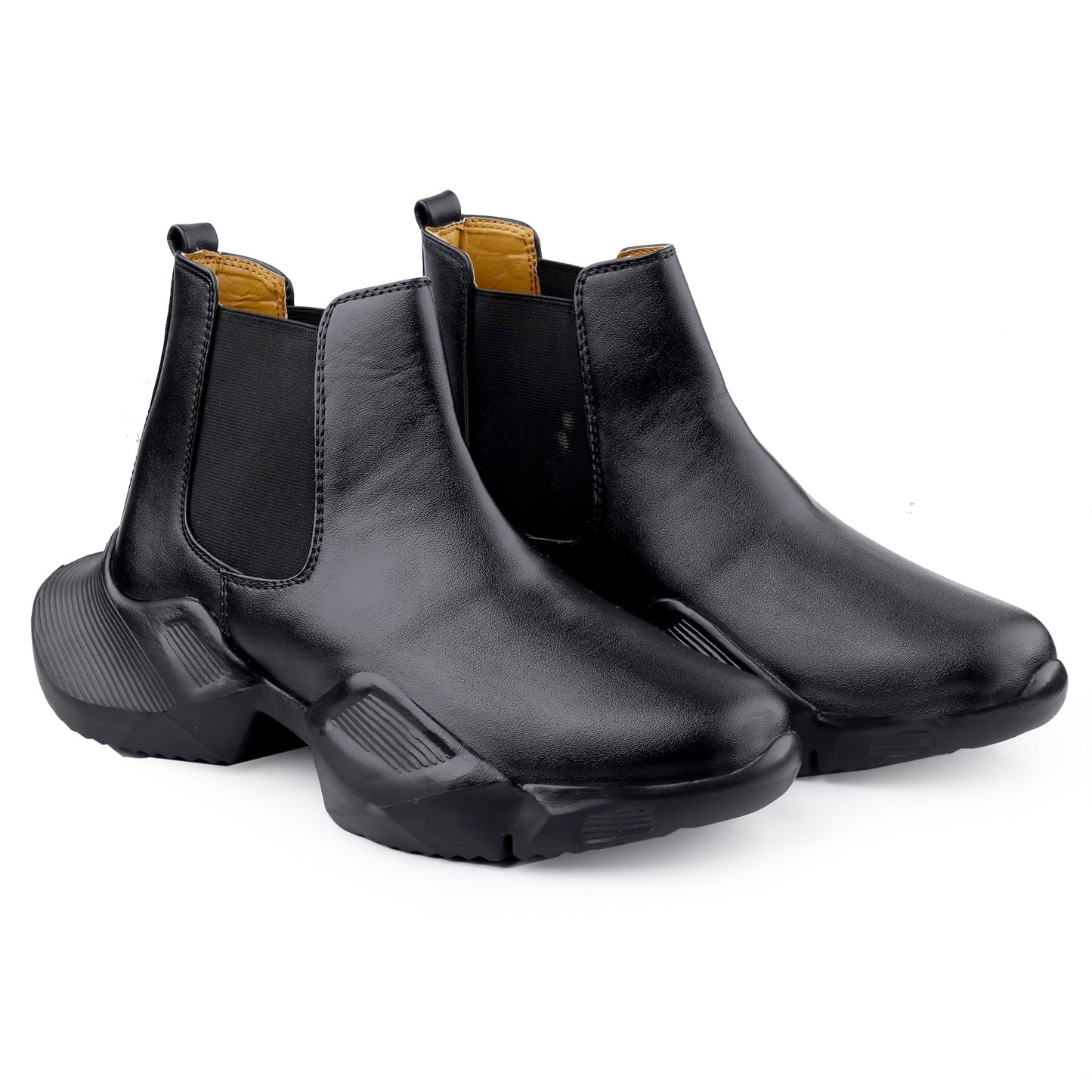 Bxxy's Faux Leather Comfort Wear Premium Chelsea Boots for Men