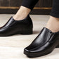 Bxxy's 3 Inch Hidden Height Increasing Elevator Slip-ons Faux Leather Formal Shoes