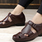 Bxxy's 3 Inch Hidden Height Increasing Elevator Faux Leather Sandals for Men