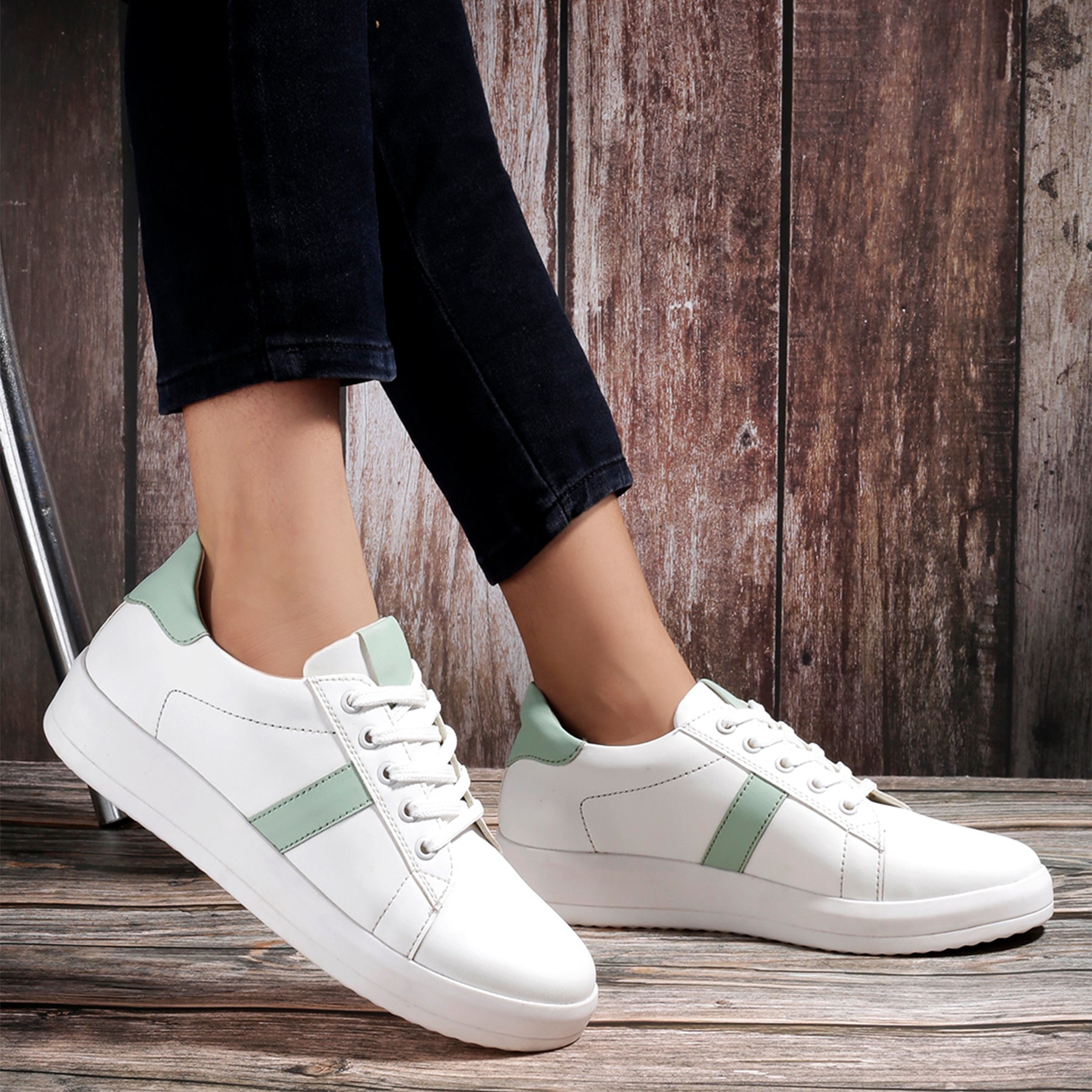 New Stylish Women s Casual Sneaker Lace up Shoes BxxyShoes