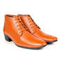 Men's Elevator Faux Leather Office Wear Boots