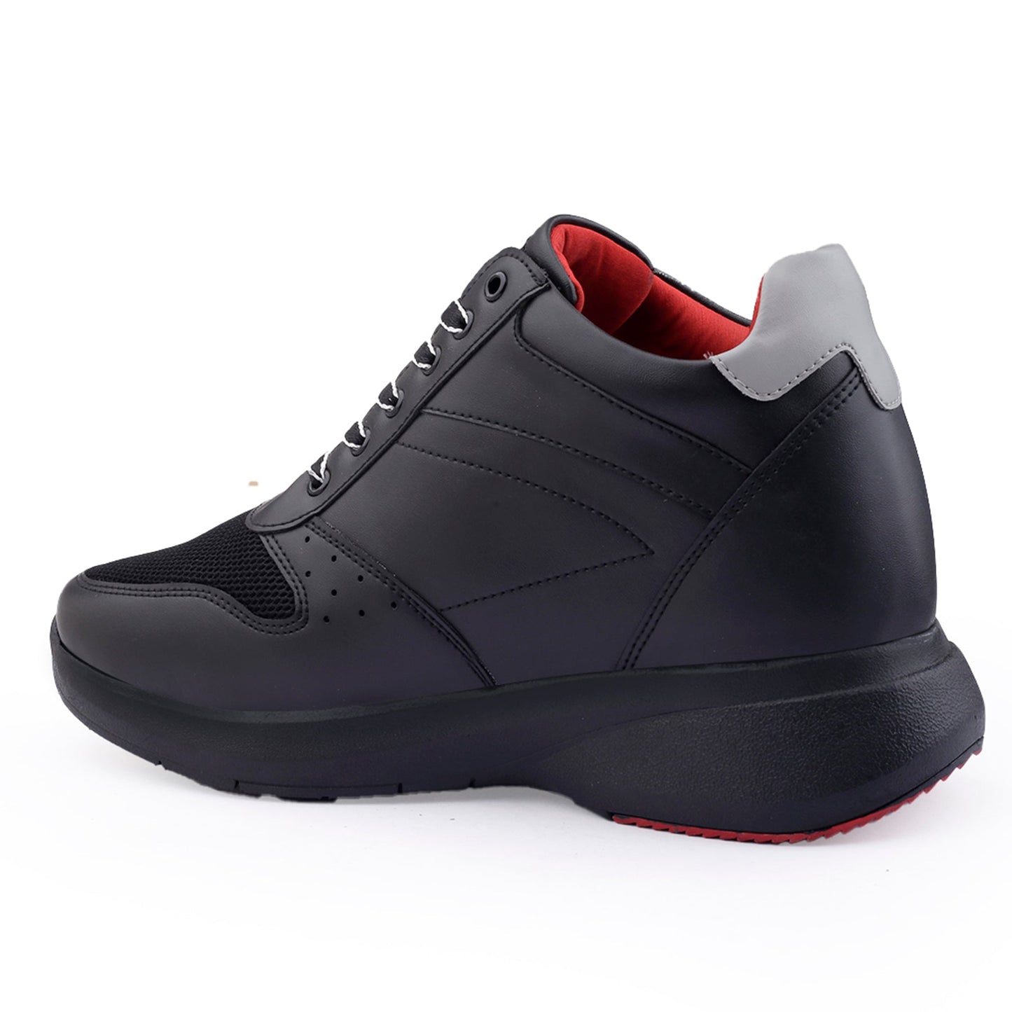 Men's Latest 3.5 Inch Hidden Height Increasing Casual Sneaker And Party Wear Lace-Up Shoes