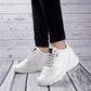 New Latest Men's Hidden Height Increasing Up Leather Casual Lace up And Ankle Shoes With Pu Material