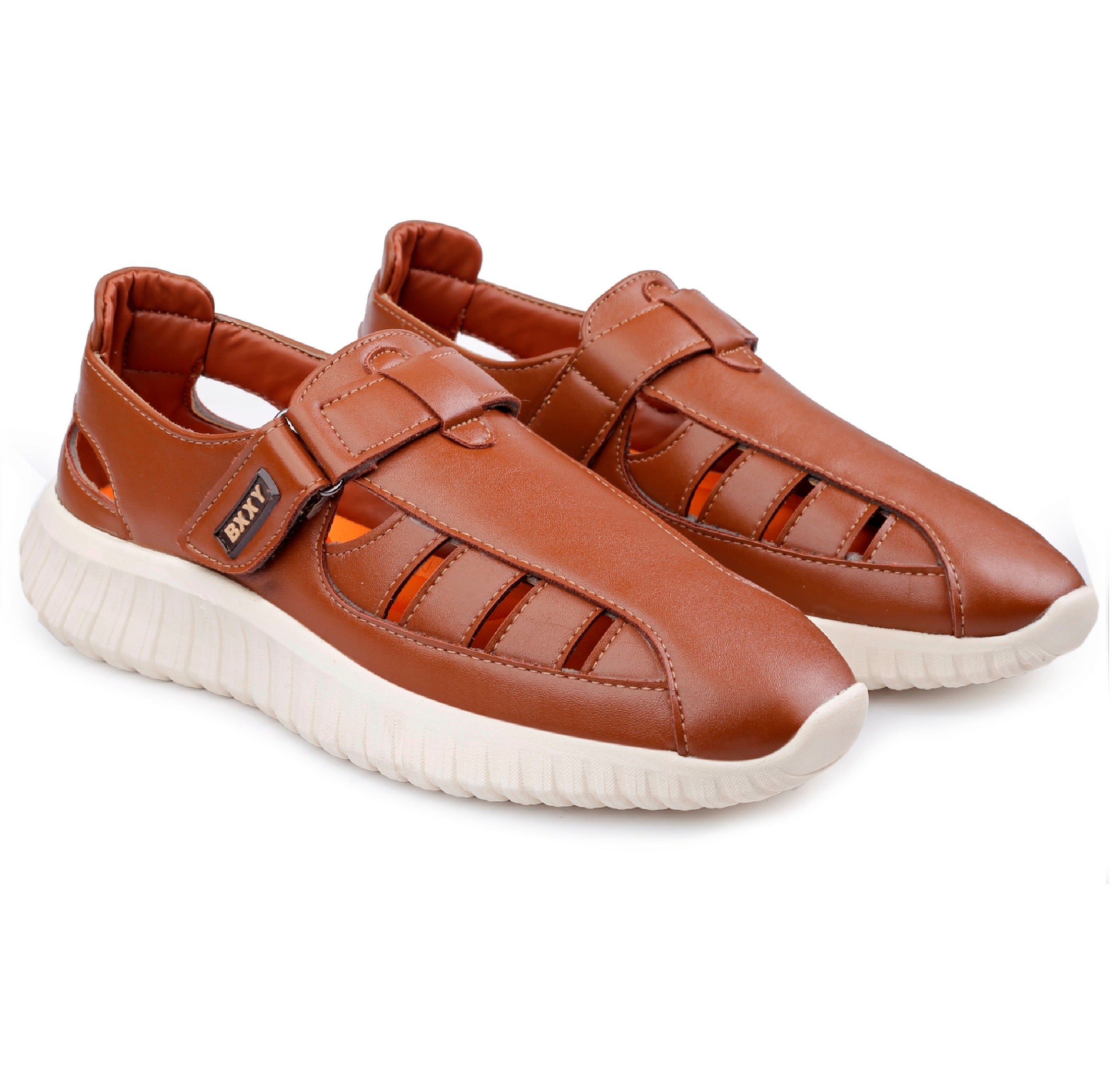 Paaduks Calor Brown Flat Sandals For Men | Sepia Stories