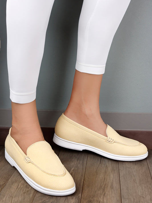 Premium Vegan Suede Slip-ons for Women