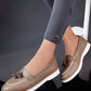 Bxxy's Textured Tassel Loafers for Women