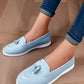 Bxxy's Textured Tassel Loafers for Women