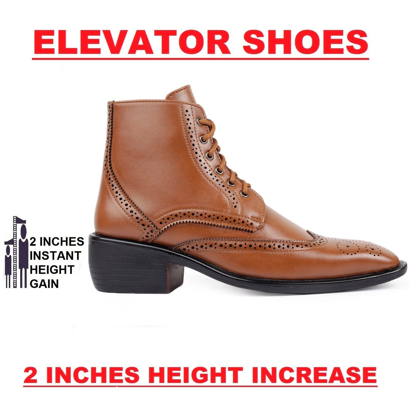 New Stylish And Comfortable Formal Office Wear Height Increasing Boots