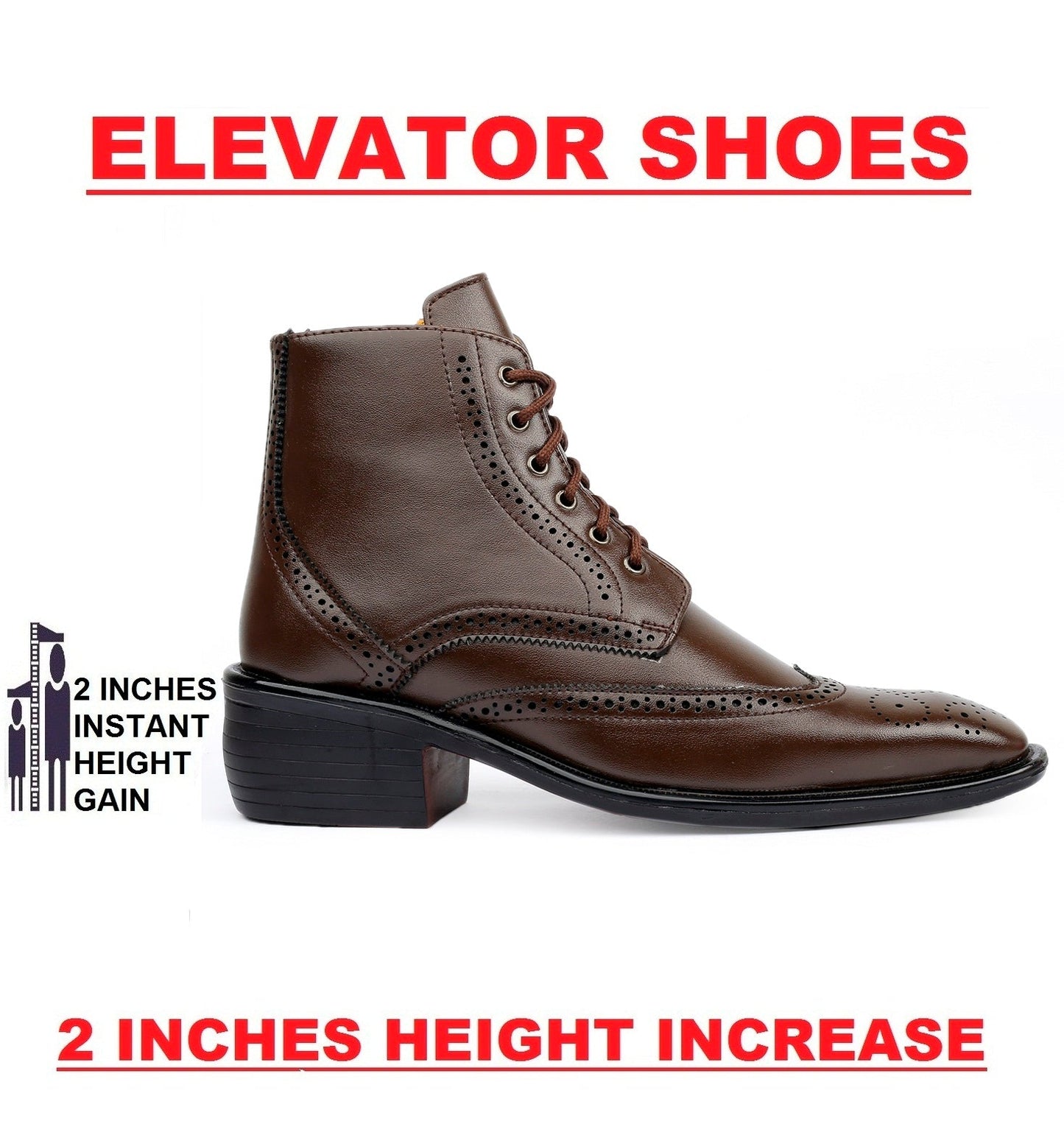 New Stylish And Comfortable Formal Office Wear Height Increasing Boots