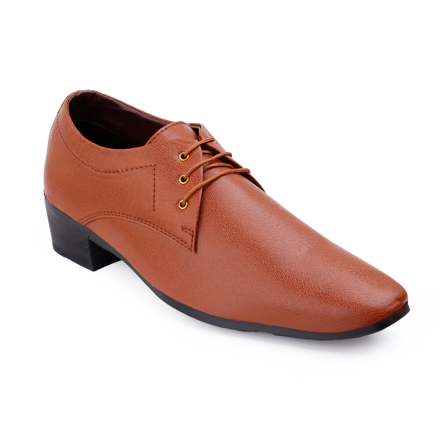 Men's Office Wear Height Increasing Derby Formal Shoes